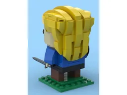 Brick-built Warrior: Viking Shield Maiden
