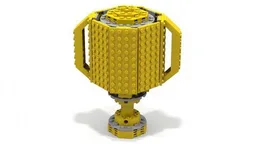 Small Studded Lego Trophy