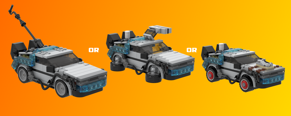 Lego DeLorean Time Machine