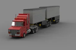 Aussie B double trailer