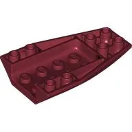 Brick Wedged, Curved Inverted 6 x 4 / Dark Red