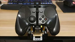 Steam Controller Attachment for Gyro Steering Wheel Mount