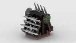 Lego weapon rack 360