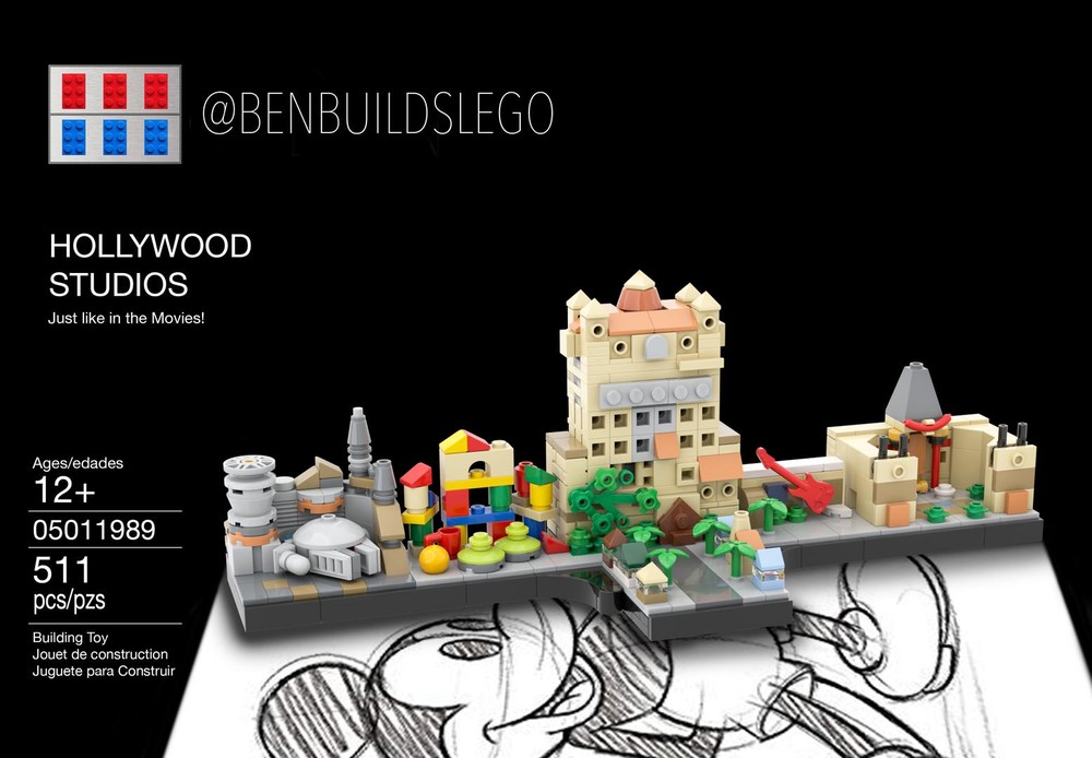 Lego Hollywood Studios skyline