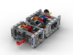 sequential gearbox 6 speeds + R + N