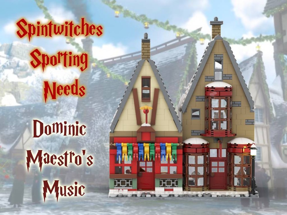 Lego Hogsmeade Village: Spintwitches Sporting Needs & Dominic Maestro's Music