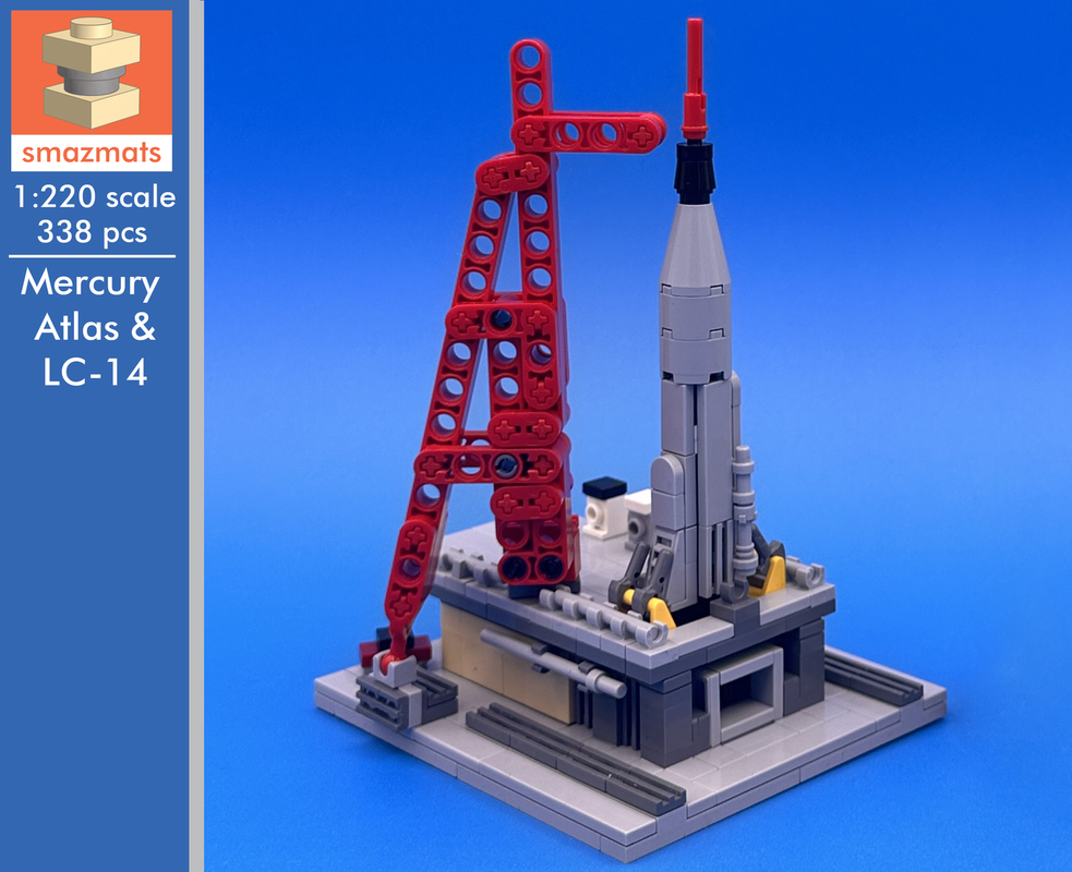 Lego Mercury Atlas & LC-14 [1:220 scale]
