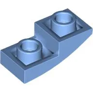 Brick Curved Inverted 2 x 1 / Medium Blue