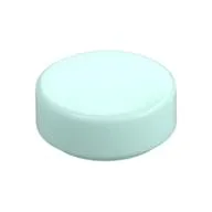 Tile Round 1 x 1 / Light Aqua