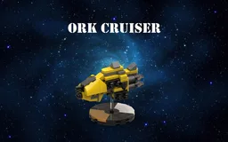 Ork - Cruiser or Kroozer / Bad Moonz Colour Scheme (Tabletop Scale)