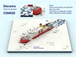 Diorama - USCG Ice Breaker - CSM020