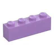 Brick 1 x 4 / Medium Lavender