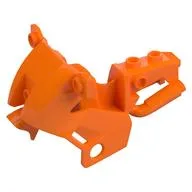 Fairing, Motorcycle, Modern / Orange