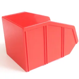 Duplo Dumper Bucket Large with Sloped End / Red