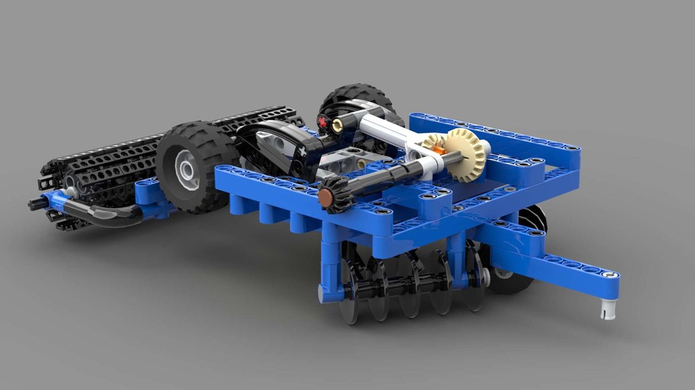 Lego Mulch Ripper for 4WD Mini Tractor