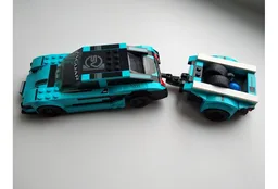 76898 Jaguar with trailer