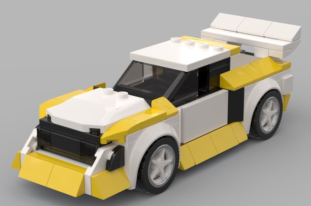 Lego 1985 Audi Quattro S1 (6 studs version)
