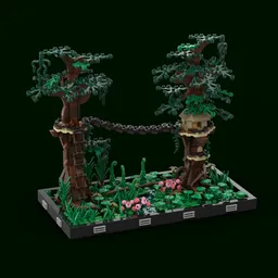 Ewok Village Diorama