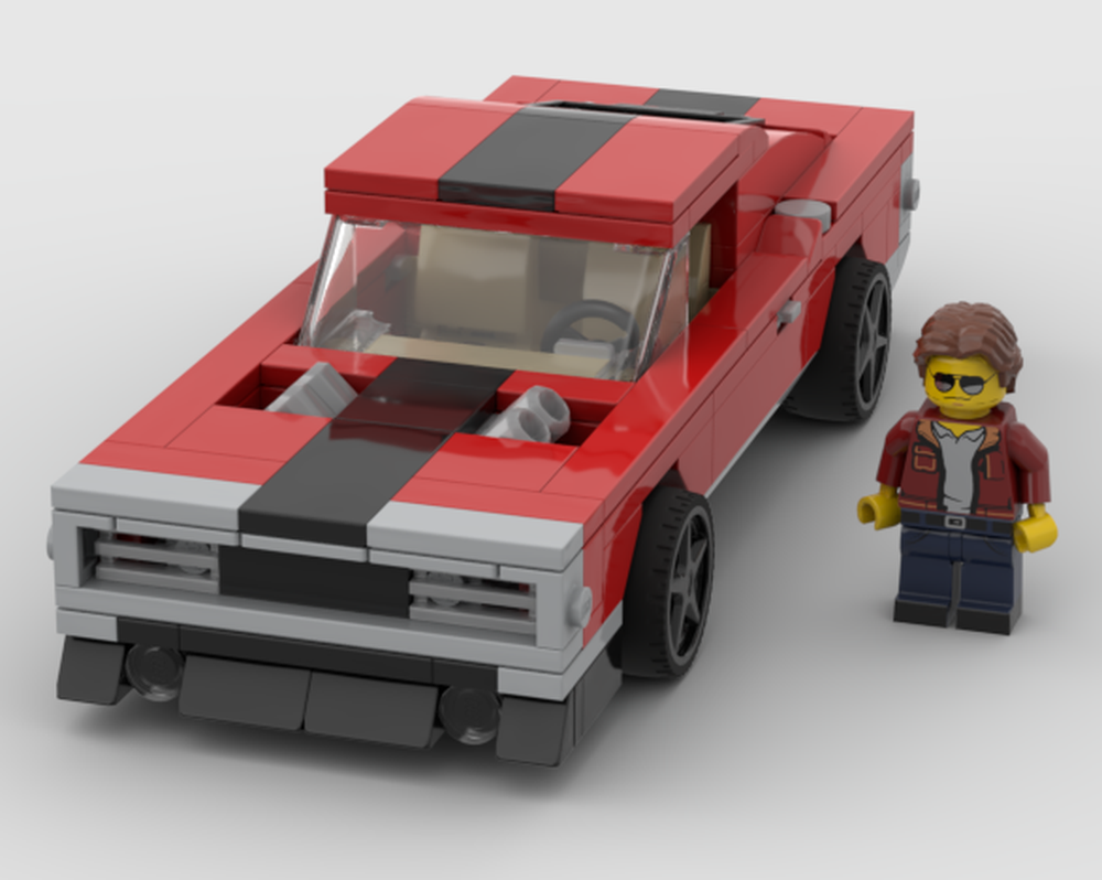 Lego Modified 1970s Dodge Charger 500 SE