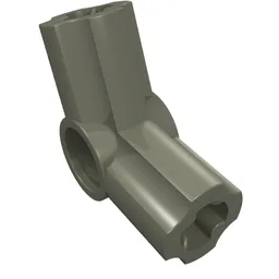 Technic Axle and Pin Connector Angled #5 - 112.5° / Dark Gray