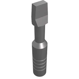 Tool Screwdriver with Wide Head [3-Rib Handle]
