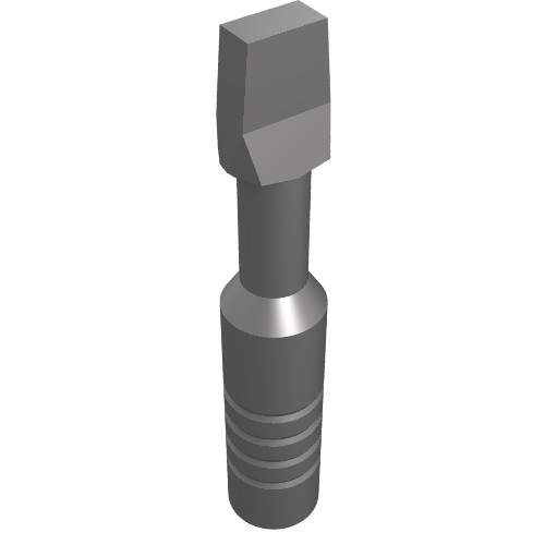 Lego Tool Screwdriver with Wide Head [3-Rib Handle]