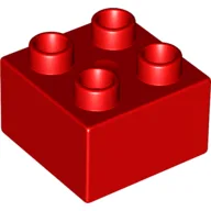 Duplo Brick 2 x 2 / Red