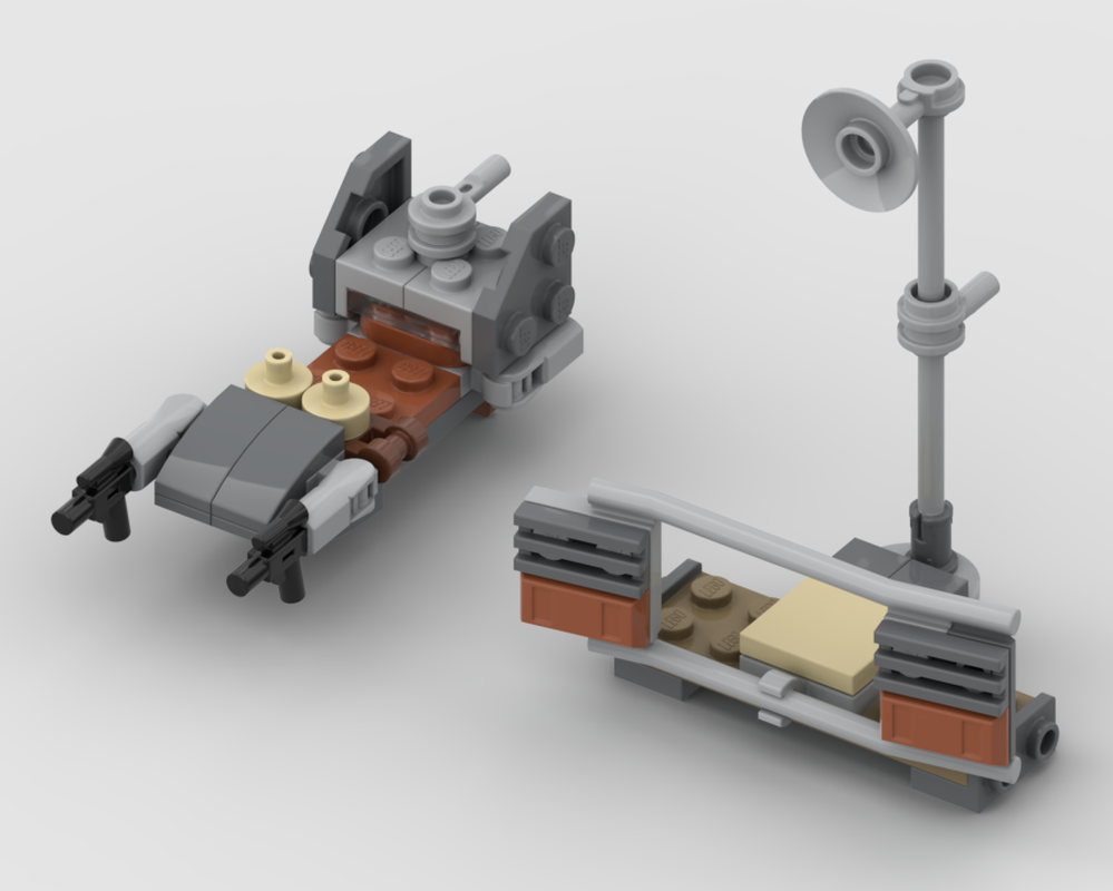 Lego 75436 SW Mini Speeder and Sensor Array (Alternate Build)
