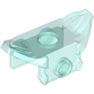 Minifig Neckwear Armour Shoulder Pads with 1 Stud on Front, 2 Studs on Back / Trans-Light Blue