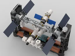 Mini ISS MOC (same scale as the LEGO 21321 set)