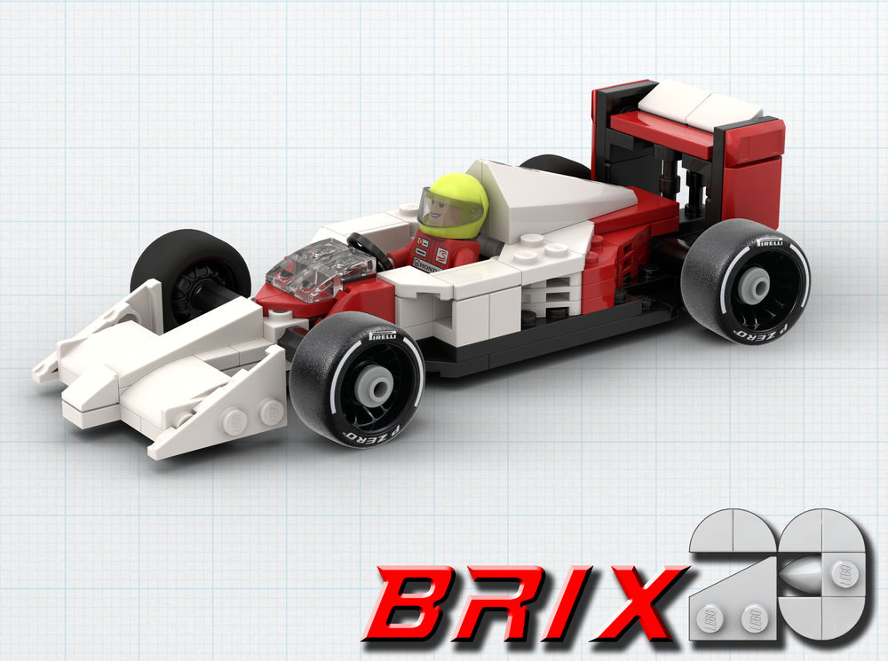 Lego McLaren MP4/5 - Speed Champions - 8 Wide Scale