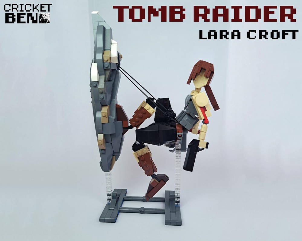 Lego Lara Croft - Tomb Raider - climbing Figure