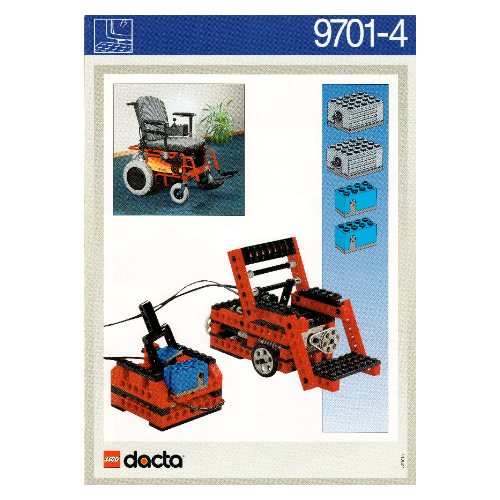 Lego Activity Booklet 4 - Joystick Controlled Wheelchair - Set 9701 / [No Color/Any Color]