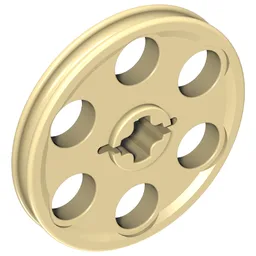 Technic Wedge Belt Wheel [aka Pulley] / Tan