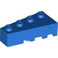 Brick Wedged, Angled 4 x 2 Left / Blue