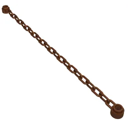 Chain 17L [21 Links] / Reddish Brown