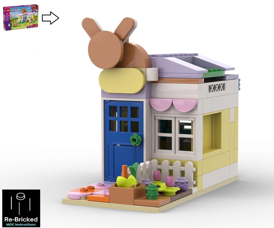 Lego Bunny Hotel Modular Alternate build of 42679