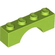 Brick Arch 1 x 4 / Lime