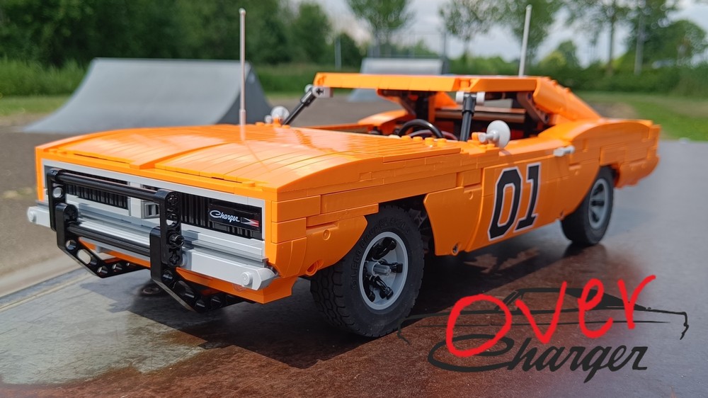 Lego OverCharger General Lee 4x Buwizz Motor