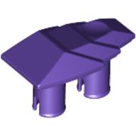 Lego Fairing 1 x 2 Stepped with Two Pins / Dark Purple