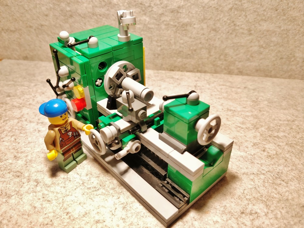 Lego Lathe in minifigure scale LEGO® Ideas Project