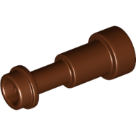 Lego Equipment Telescope / Torch / Spyglass, Support Round 1 x 1 x 1 2/3 / Reddish Brown