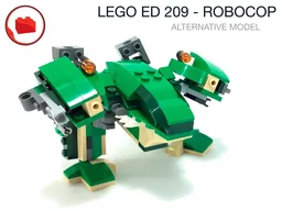 LEGO CREATOR 31058 Mech Dino Robot ED 209 from the movie ROBOCOP - MOC, Alternative Model, Building Instructions!