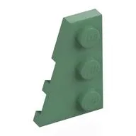 Wedge Plate 3 x 2 Left / Sand Green