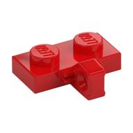 Lego Hinge Plate 1 x 2 Locking with 1 Finger on Side, without Groove / Red