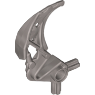 Lego Large Figure Weapon Claw, Barraki Mantax Pincer / Pearl Light Gray