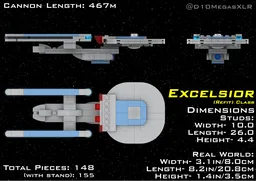 Excelsior Class (with Refit Mods)