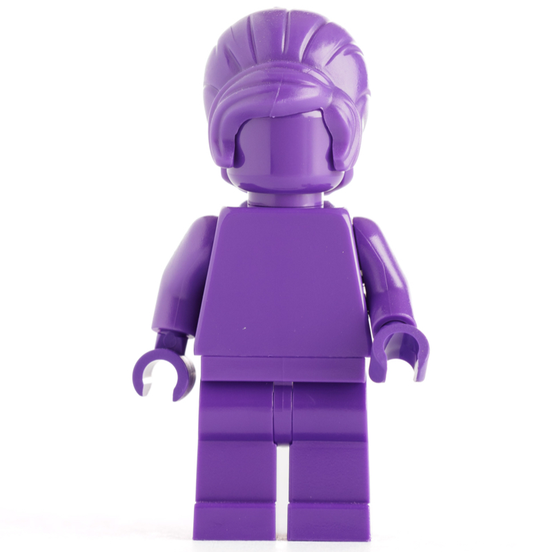 Lego Monochrome Dark Purple with Hair