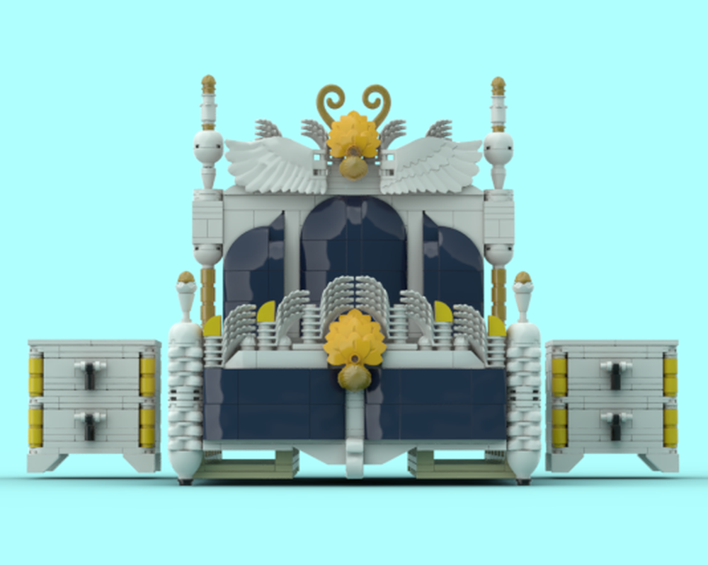 Lego European style luxury double bed