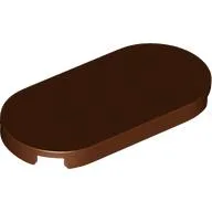 Tile Round 2 x 4 / Reddish Brown